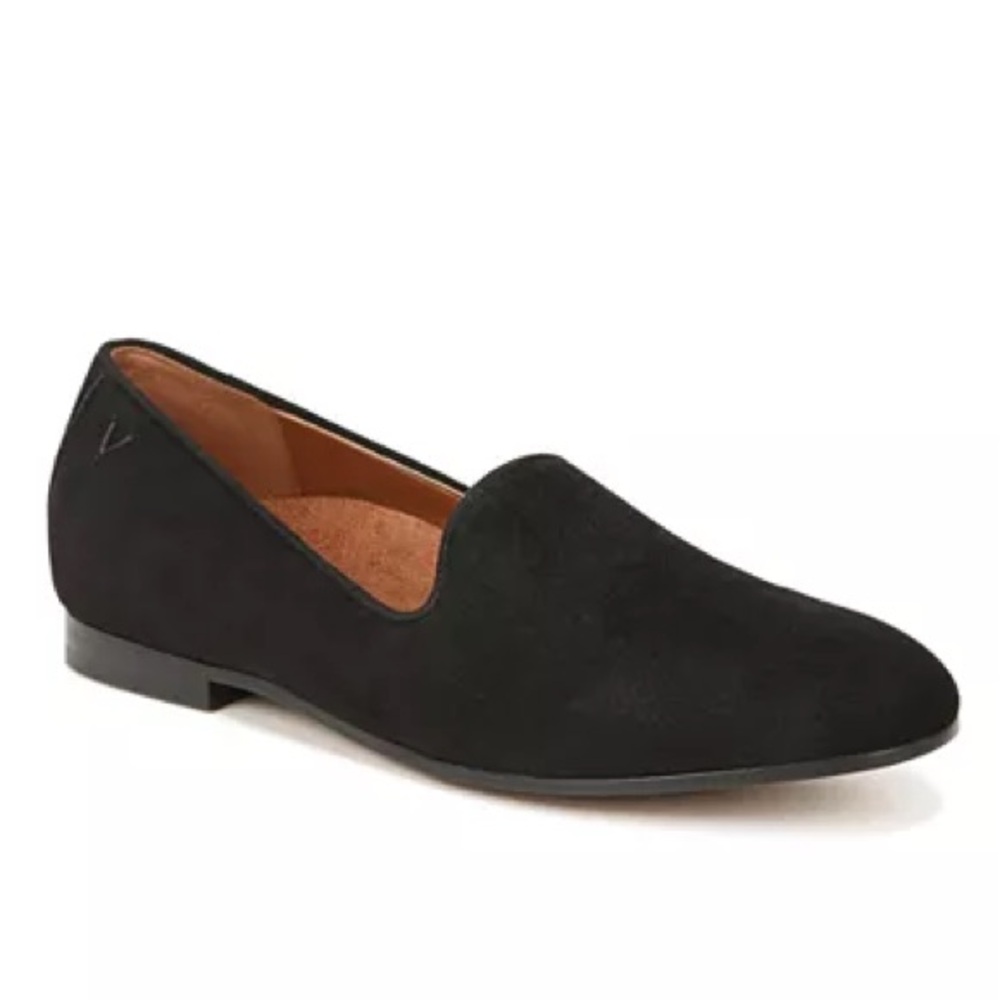 Vionic Willa Classic Black suede  Loafers 9.5